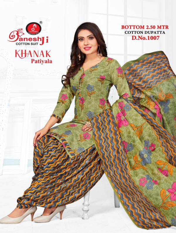 Ganeshji Khanak Vol-1 Indo Cotton Designer Dress Material